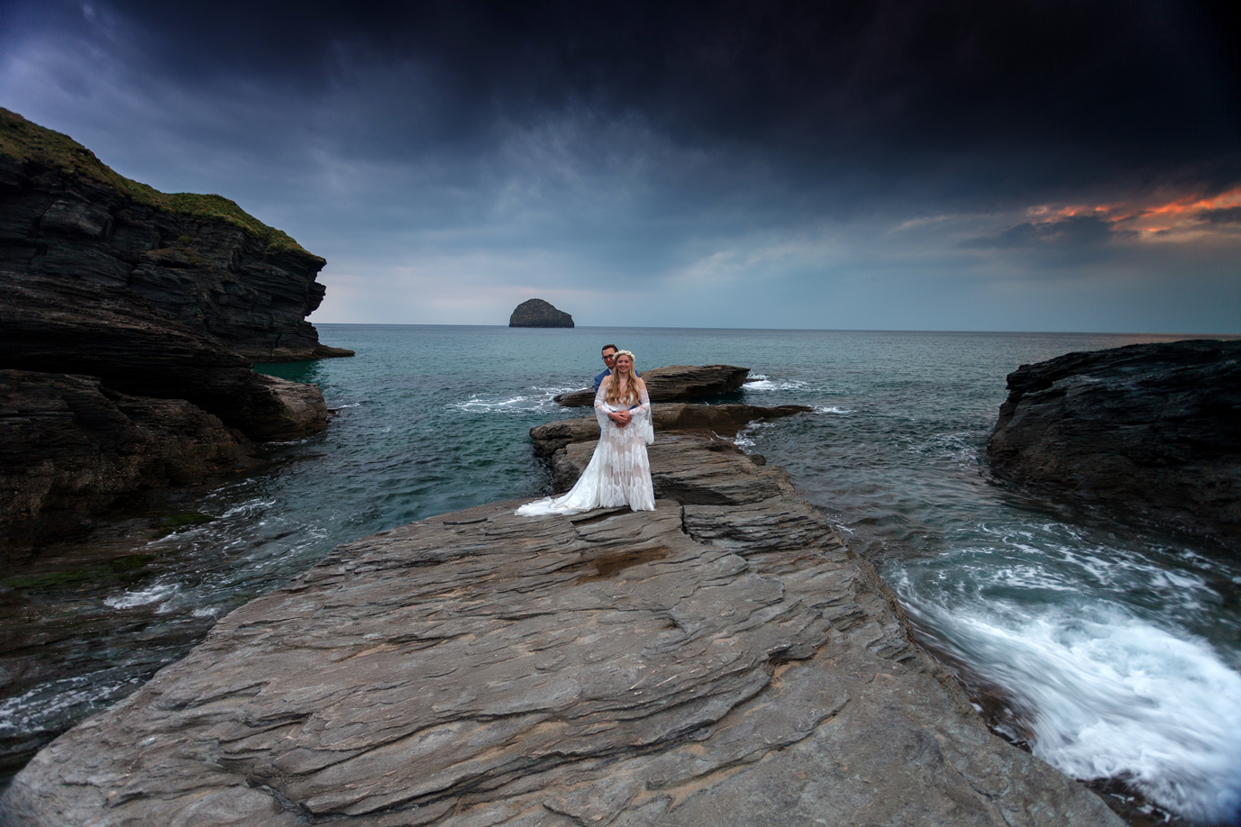 Trebarwith Strand - The Cornish Wedding Photographer